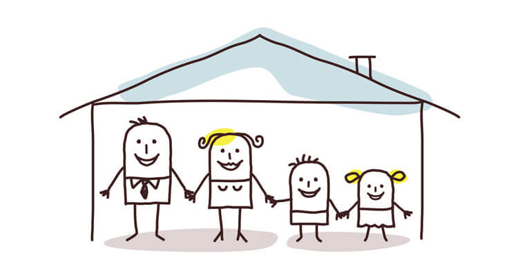 Gebäude abgesichert