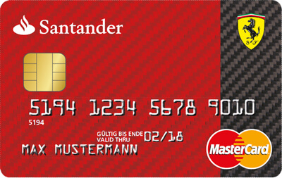Santander Ferrari Card