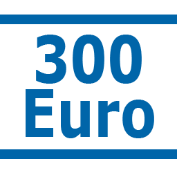 bis 300 €